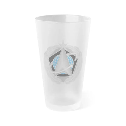 Lapel Button (U.S. Space Force) Frosted Pint Glass 16oz Default Title - Go Mug Yourself