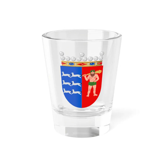 Lapin lääni.vaakuna.old (Finland) (Coat of Arms) Shot Glass 1.5oz 1.5oz - Go Mug Yourself