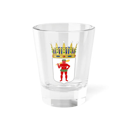 Lapplands vapen crowned (Sweden) (Coat of Arms) Shot Glass 1.5oz 1.5oz - Go Mug Yourself
