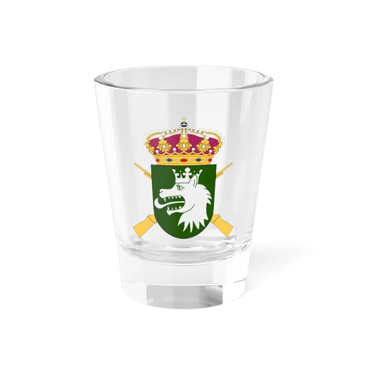 Lapplandsjägargruppen vapen (Sweden) (Coat of Arms) Shot Glass 1.5oz 1.5oz - Go Mug Yourself