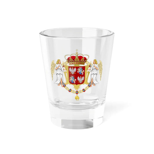 Large coat of arms of polish-lithuanian commonwealth under jagiellon (Poland) (Coat of Arms) Shot Glass 1.5oz 1.5oz - Go Mug Yourself