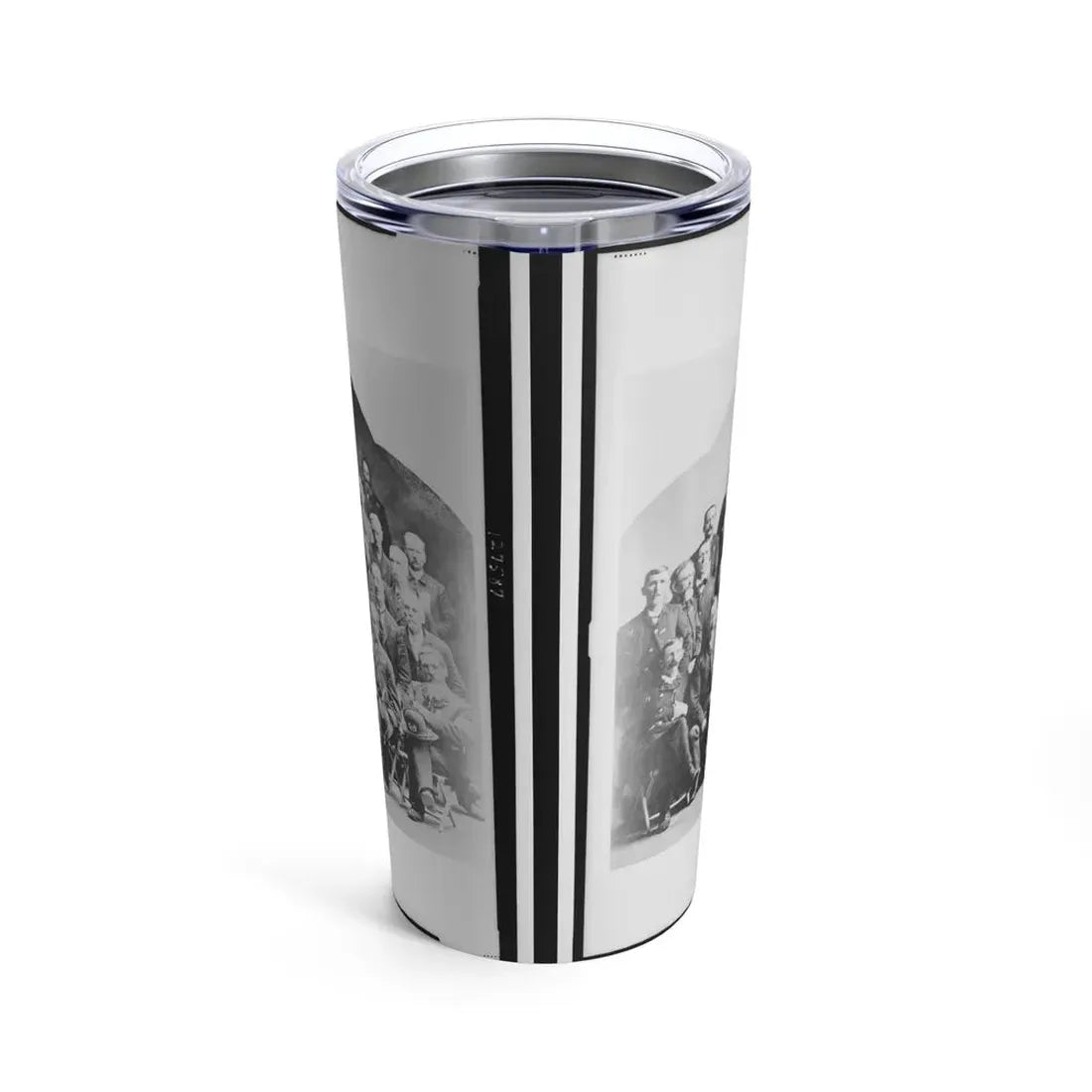 Large Group Of Union Veterans Of The Civil War. Including William Tecumseh Sherman (Front Row, Center), Posed (U.S. Civil War) Tumbler 20oz - Go Mug Yourself