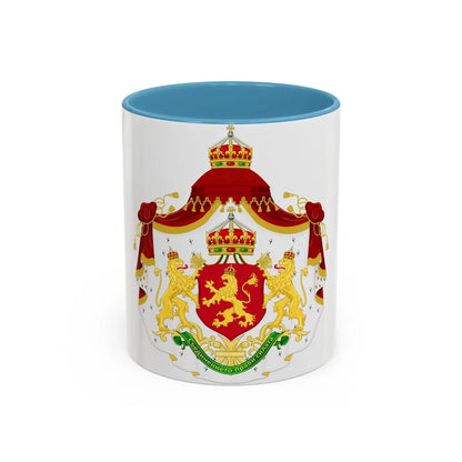 Larger State Achievement of Bulgaria 1908-1946 - Accent Coffee Mug 11oz Light Blue - Go Mug Yourself
