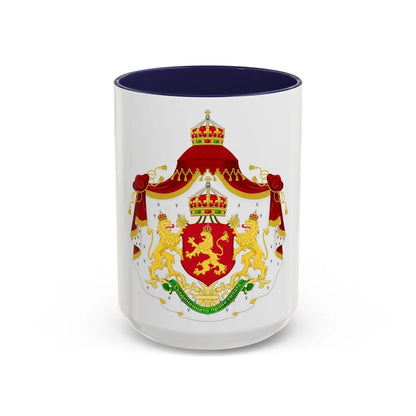 Larger State Achievement of Bulgaria 1908-1946 - Accent Coffee Mug 15oz Navy - Go Mug Yourself
