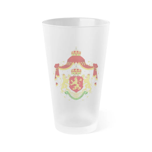 Larger State Achievement of Bulgaria 1908-1946 - Frosted Pint Glass 16oz-16oz-Frosted-Go Mug Yourself