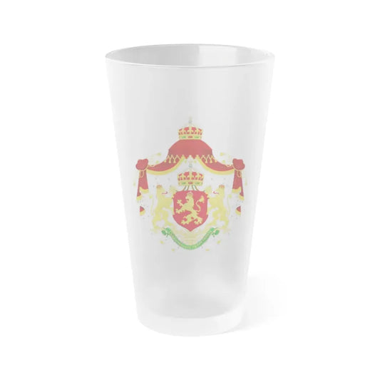 Larger State Achievement of Bulgaria 1908-1946 - Frosted Pint Glass 16oz 16oz Frosted - Go Mug Yourself