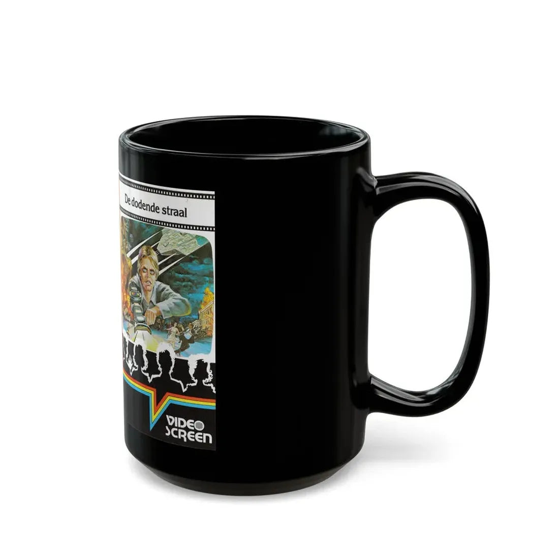 LASERBLAST (VHS COVER) - Black Coffee Mug - Go Mug Yourself