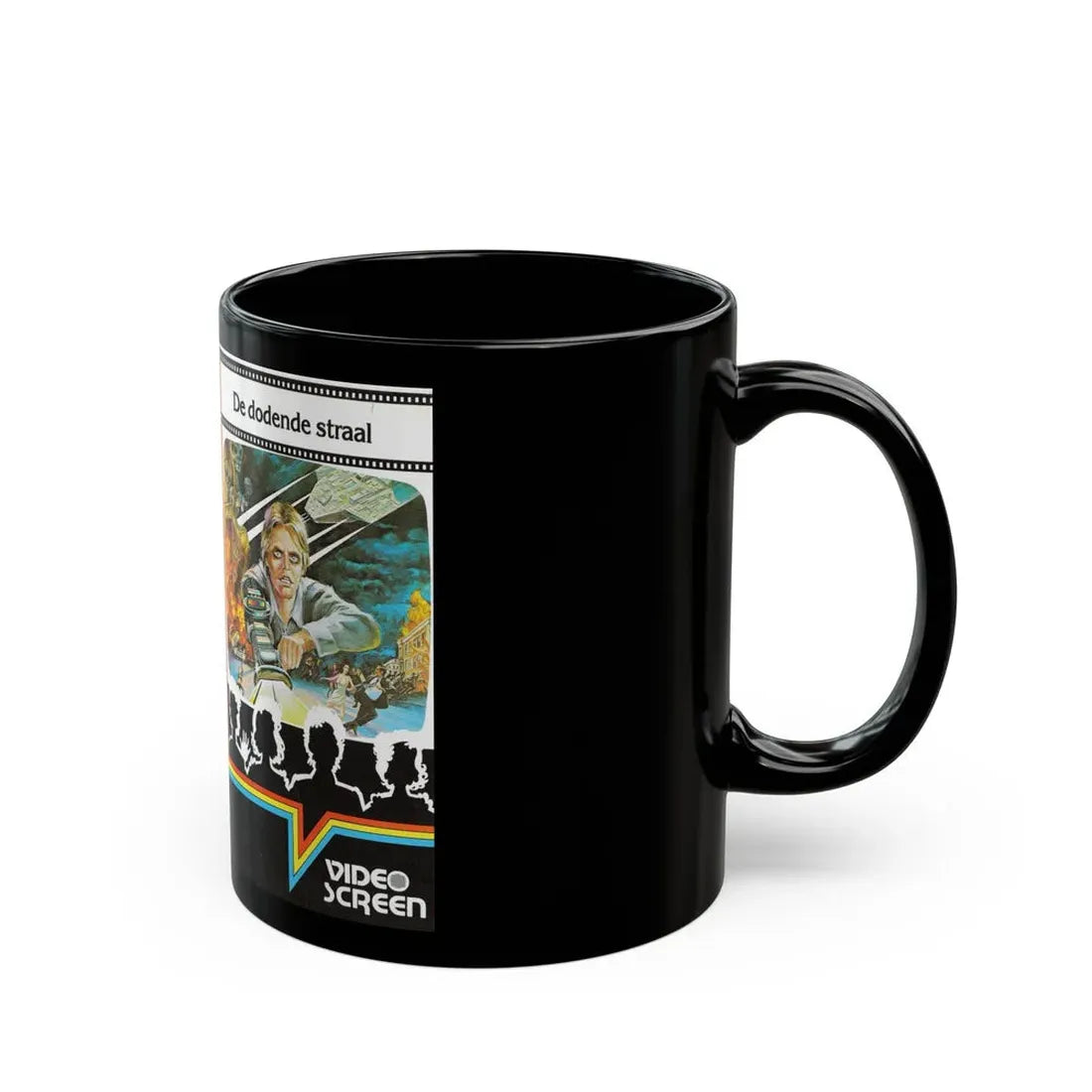 LASERBLAST (VHS COVER) - Black Coffee Mug - Go Mug Yourself