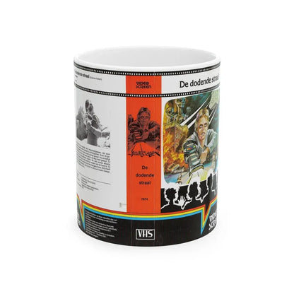 LASERBLAST (VHS COVER) - White Coffee Mug 11oz - Go Mug Yourself