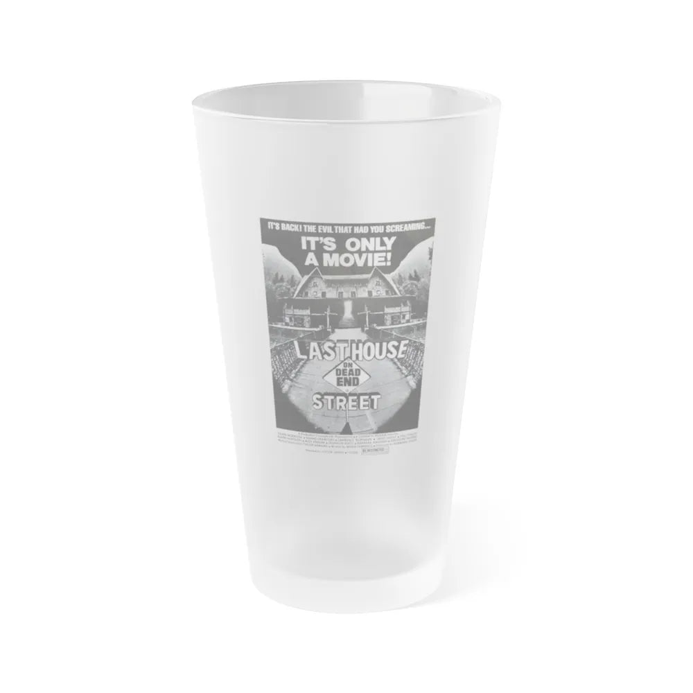 LAST HOUSE ON DEAD END STREET 1973 Movie Poster - Frosted Pint Glass 16oz-16oz-Frosted-Go Mug Yourself