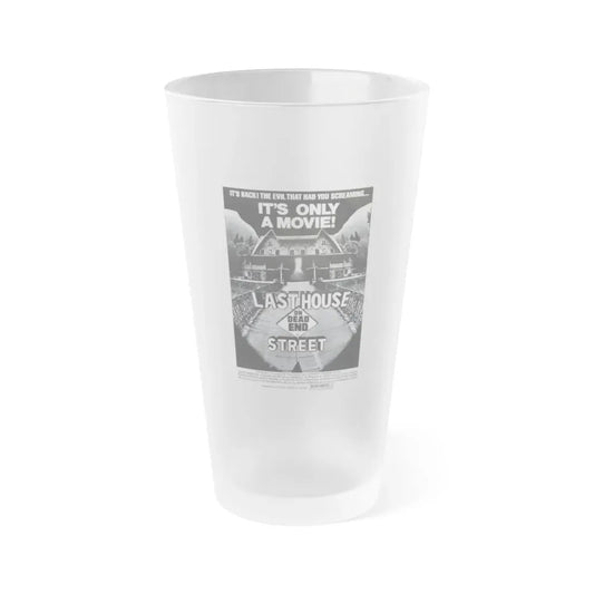LAST HOUSE ON DEAD END STREET 1973 Movie Poster - Frosted Pint Glass 16oz 16oz Frosted - Go Mug Yourself