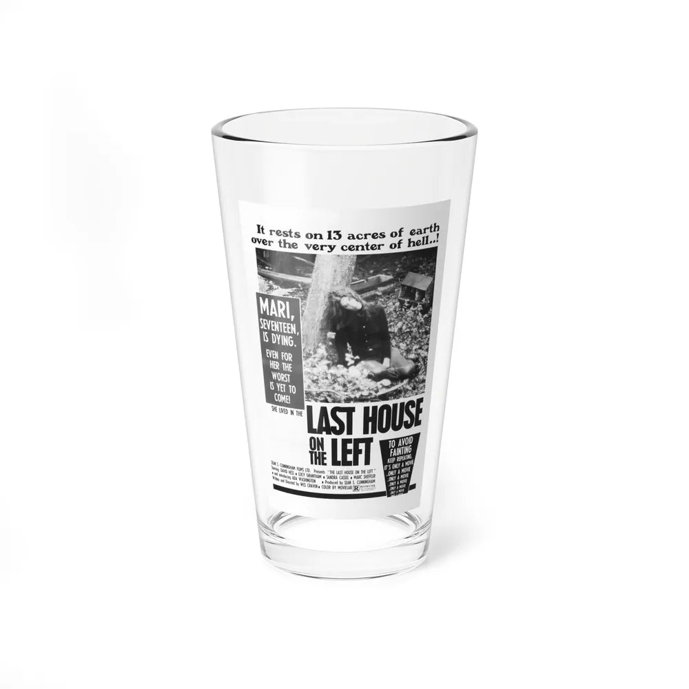 LAST HOUSE ON THE LEFT 1972 Movie Poster - Pint Glass 16oz-16oz-Go Mug Yourself