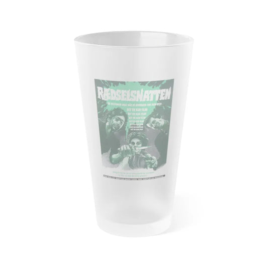 LAST HOUSE ON THE LEFT (DANISH) 1972 Movie Poster - Frosted Pint Glass 16oz-16oz-Frosted-Go Mug Yourself