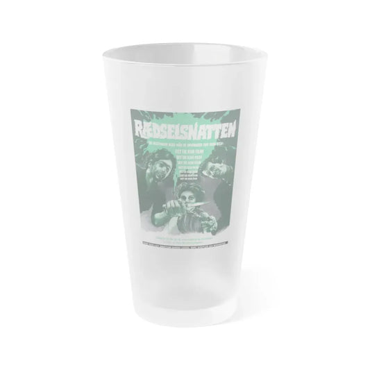 LAST HOUSE ON THE LEFT (DANISH) 1972 Movie Poster - Frosted Pint Glass 16oz 16oz Frosted - Go Mug Yourself