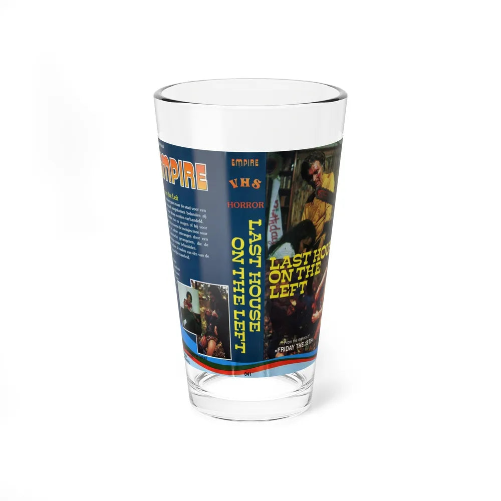 LAST HOUSE ON THE LEFT EMPIRE VIDEO (VHS COVER) Pint Glass 16oz-16oz-Go Mug Yourself