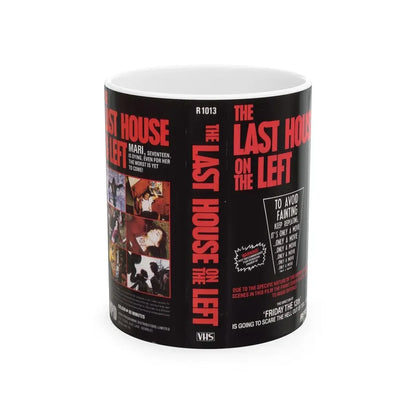 LAST HOUSE ON THE LEFT REPLAY VIDEO (VHS COVER) - White Coffee Mug 11oz - Go Mug Yourself
