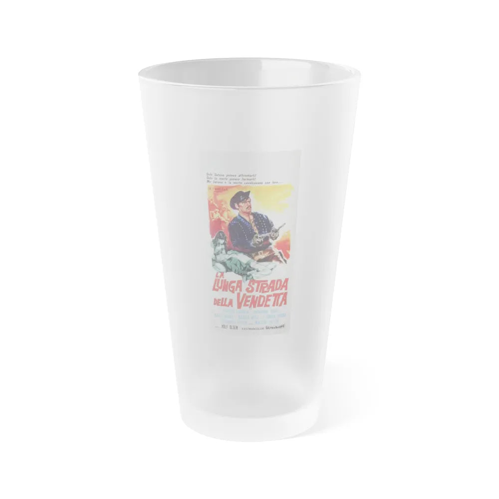 LAST RIDE TO SANTA CRUZ (ITALIAN) 1964 Movie Poster - Frosted Pint Glass 16oz-16oz-Frosted-Go Mug Yourself