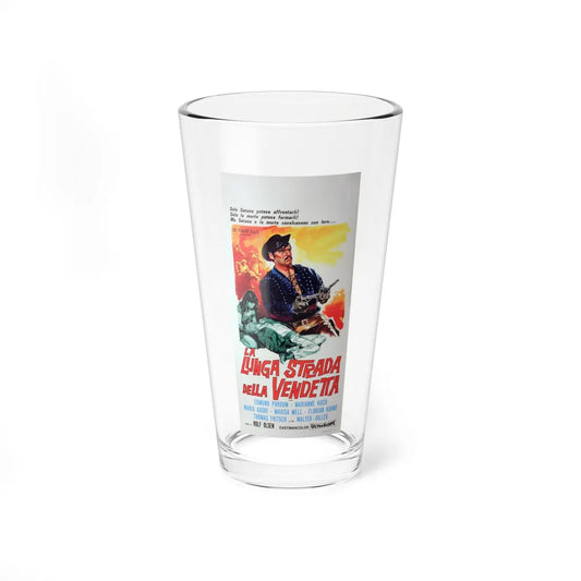 LAST RIDE TO SANTA CRUZ (ITALIAN) 1964 Movie Poster - Pint Glass 16oz-16oz-Go Mug Yourself