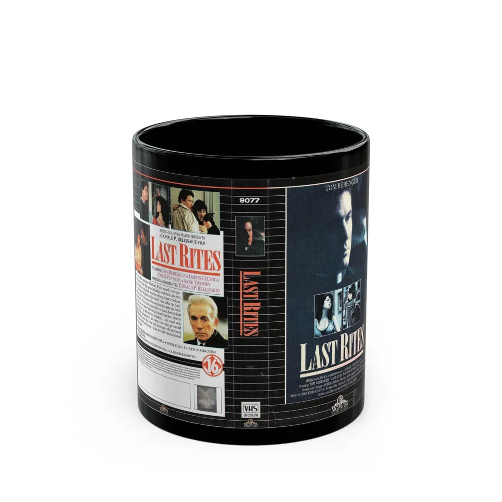 LAST RITES (VHS COVER) - Black Coffee Mug-11oz-Go Mug Yourself