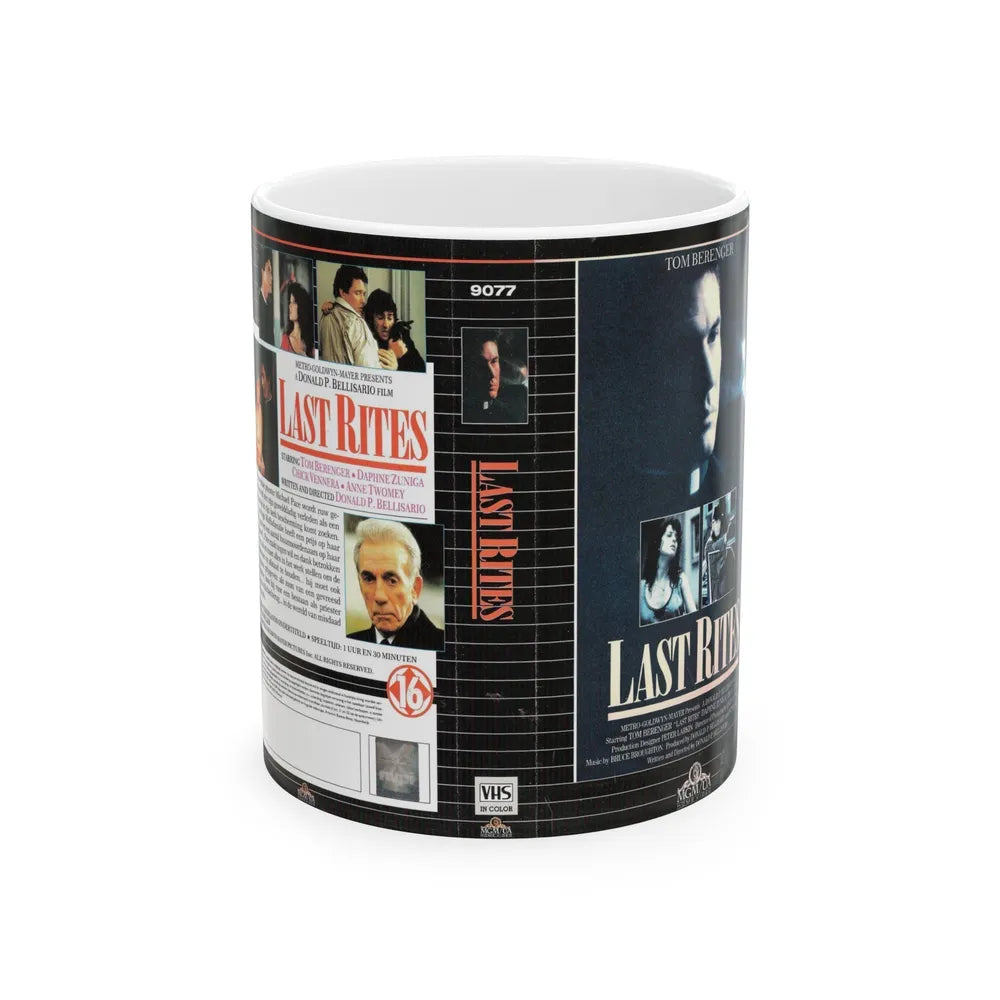 LAST RITES (VHS COVER) - White Coffee Mug-11oz-Go Mug Yourself