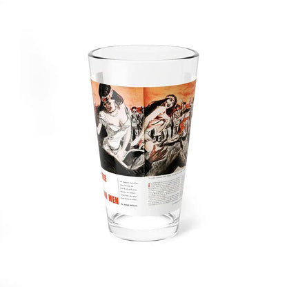 Last Spree of the Mountain Men, Real magazine, February 1954 - Pint Glass 16oz 16oz - Go Mug Yourself