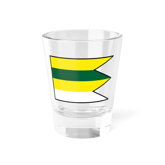 Lastomir Michalovce Flag (Slovakia) Shot Glass 1.5oz 1.5oz - Go Mug Yourself