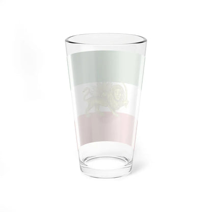 Late 19th and early 20th century flag of Persia (Iran) Pint Glass 16oz - Go Mug Yourself