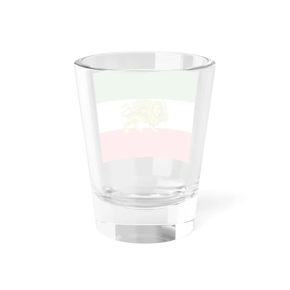 Late 19th and early 20th century flag of Persia (Iran) Shot Glass 1.5oz - Go Mug Yourself