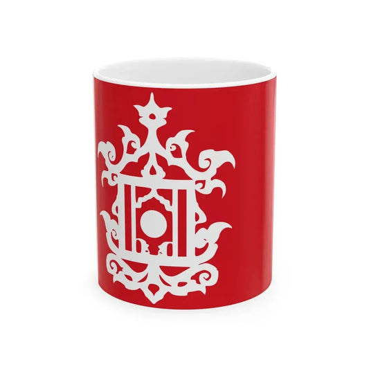 Late 19th Century Flag of Sulu (Philippines) White Coffee Mug 11oz - Go Mug Yourself