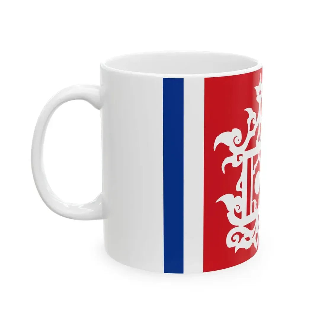 Late 19th Century Flag of Sulu (Philippines) White Coffee Mug - Go Mug Yourself