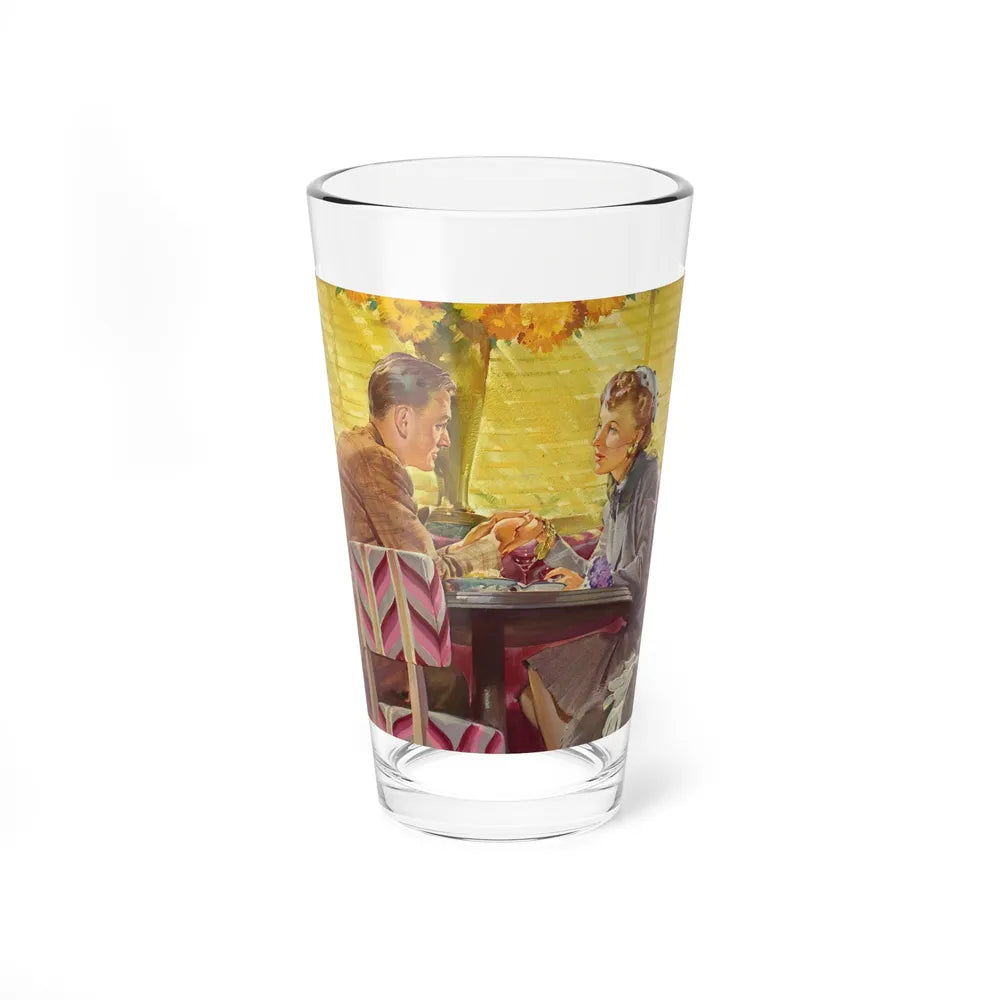 Late for Love, magazine story illustration - Pint Glass 16oz-16oz-Go Mug Yourself