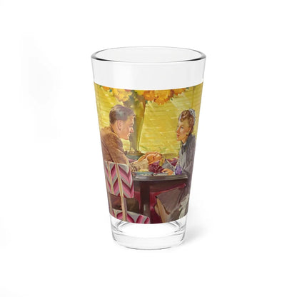 Late for Love, magazine story illustration - Pint Glass 16oz-16oz-Go Mug Yourself