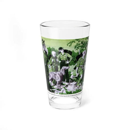 Late Honeymoon, Collier's, August 9, 1952 - Pint Glass 16oz 16oz - Go Mug Yourself