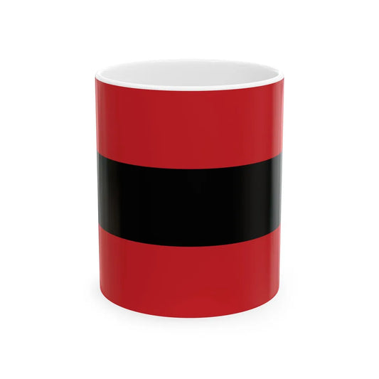 Latin usually Albanian Merchant Flag 1453-1793 (Albania) White Coffee Mug 11oz - Go Mug Yourself