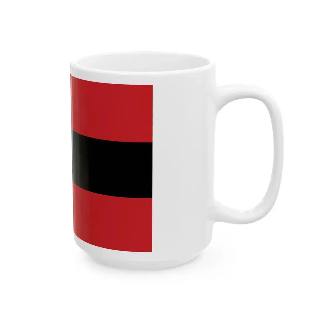Latin usually Albanian Merchant Flag 1453-1793 (Albania) White Coffee Mug - Go Mug Yourself