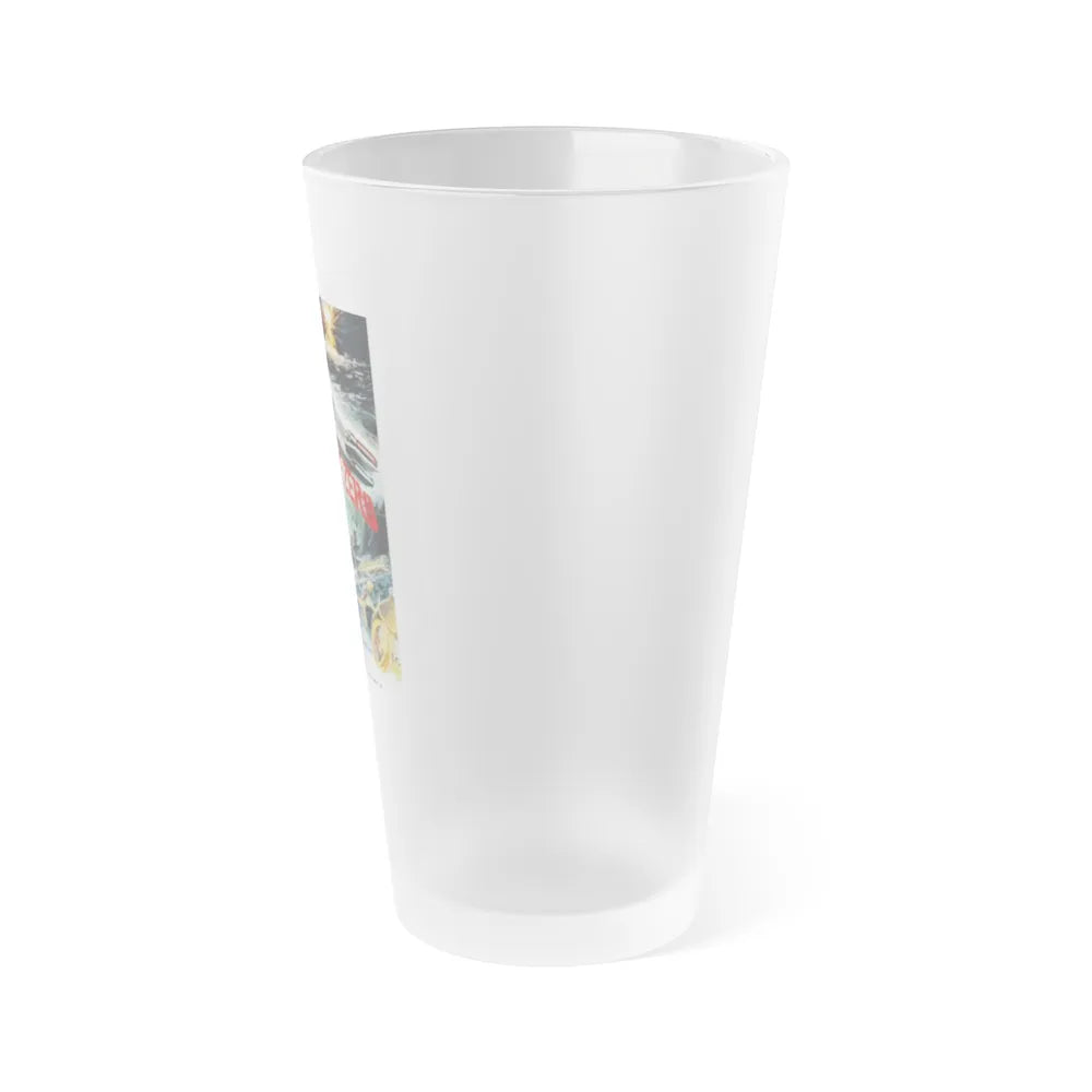 LATITUDE ZERO 1969 Movie Poster - Frosted Pint Glass 16oz-Go Mug Yourself