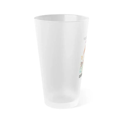 LATITUDE ZERO (2) 1969 Movie Poster - Frosted Pint Glass 16oz - Go Mug Yourself