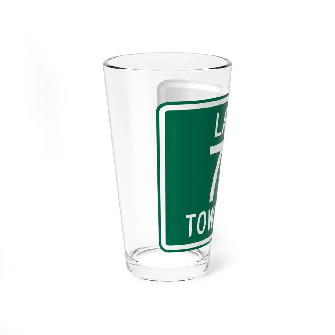 Latty Township Route 76 Paulding County Ohio (Ohio) (Road Sign) Pint Glass 16oz - Go Mug Yourself