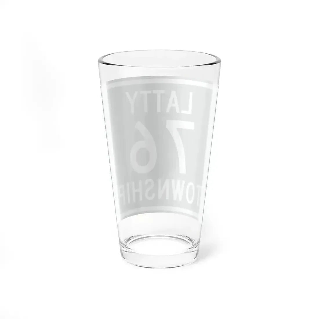 Latty Township Route 76 Paulding County Ohio (Ohio) (Road Sign) Pint Glass 16oz - Go Mug Yourself