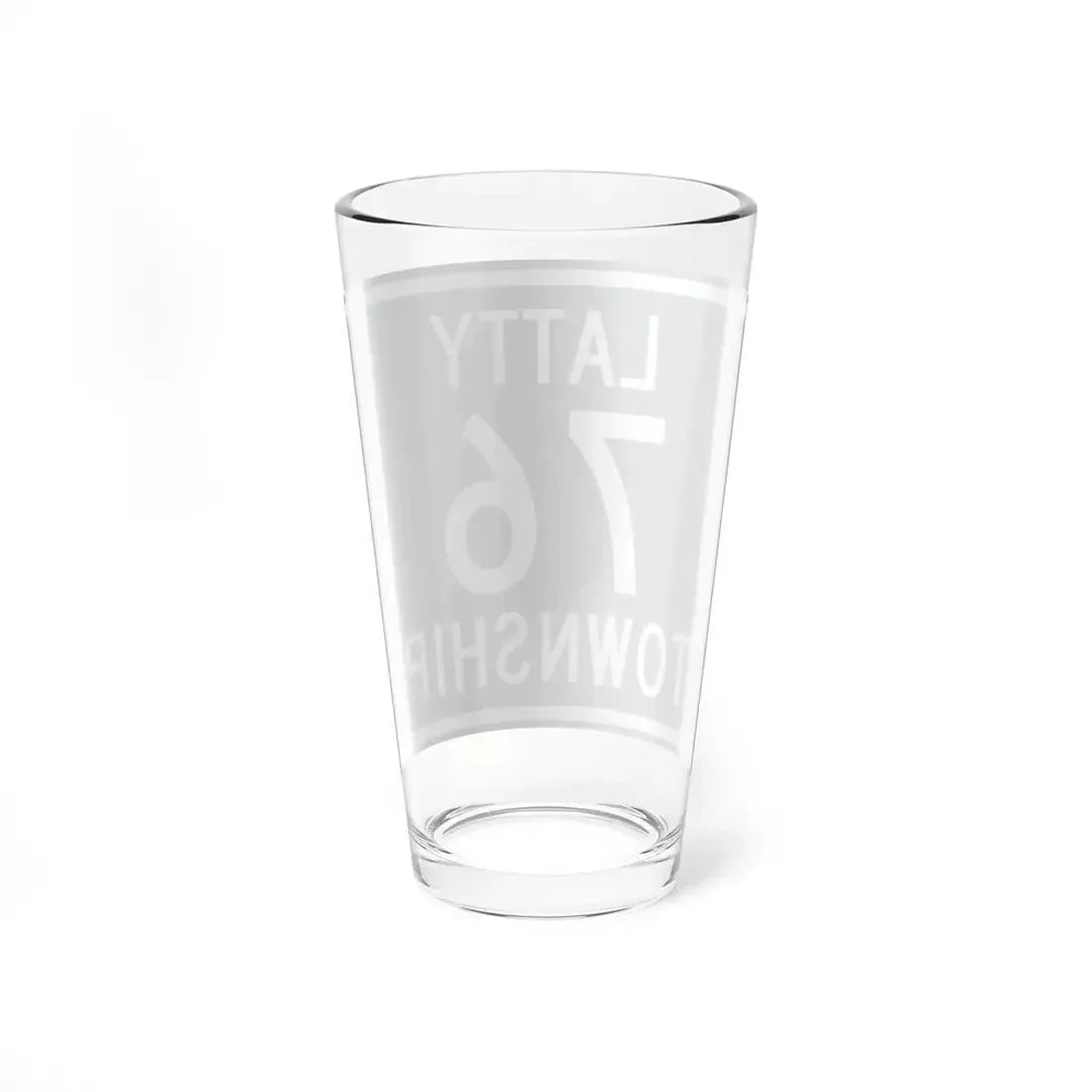 Latty Township Route 76 Paulding County Ohio (Ohio) (Road Sign) Pint Glss 16oz - Go Mug Yourself