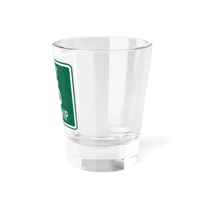 Latty Township Route 76 Paulding County Ohio (Ohio) (Road Sign) Shot Glass 1.5oz - Go Mug Yourself