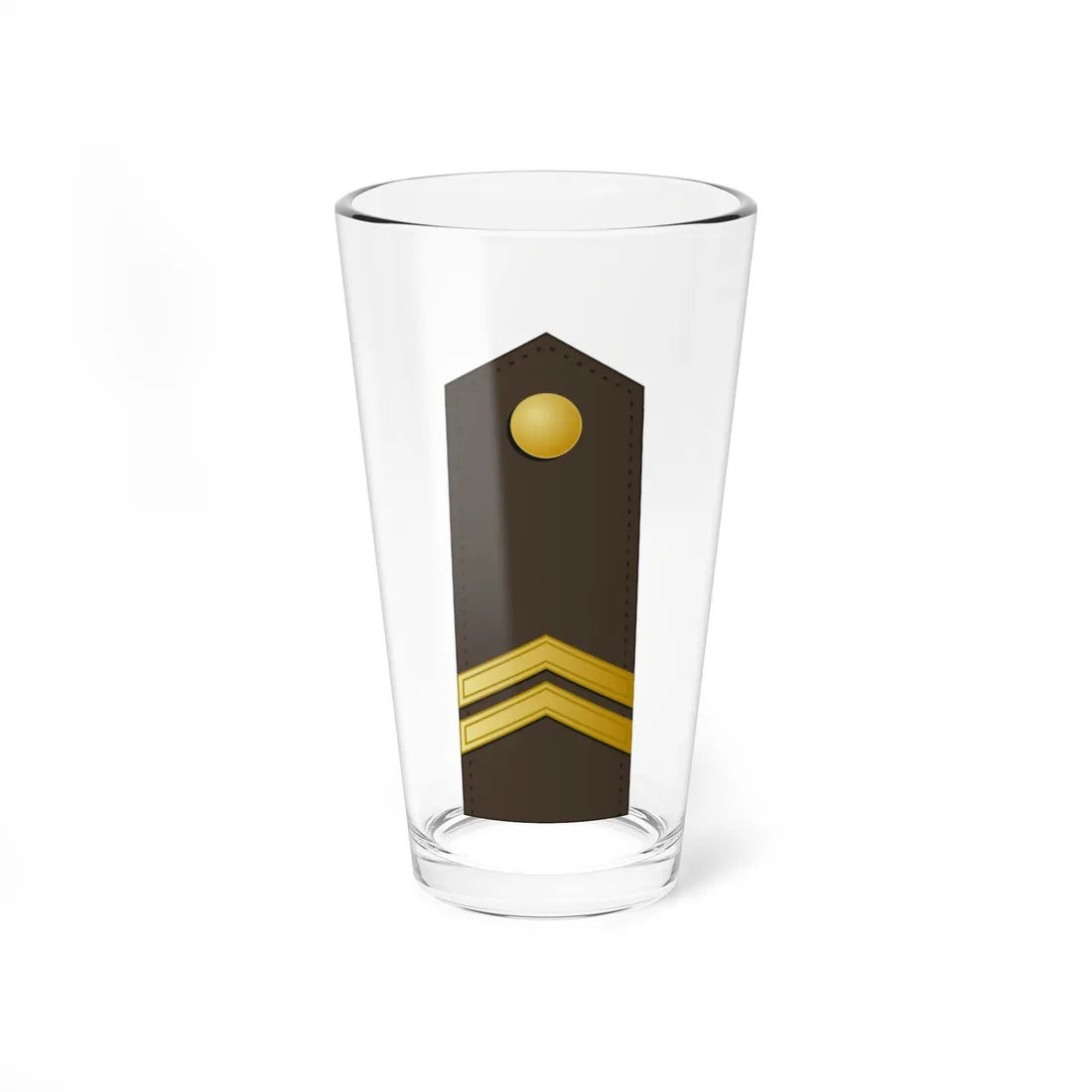Latvia Army OR 4 (Latvia) (Military Rank) Pint Glass 16oz 16oz - Go Mug Yourself