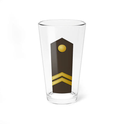 Latvia Army OR 4 (Latvia) (Military Rank) Pint Glass 16oz 16oz - Go Mug Yourself