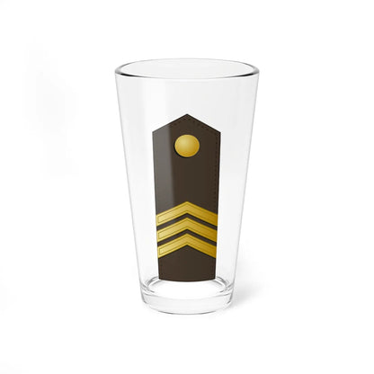 Latvia Army OR 5 (Latvia) (Military Rank) Pint Glass 16oz 16oz - Go Mug Yourself
