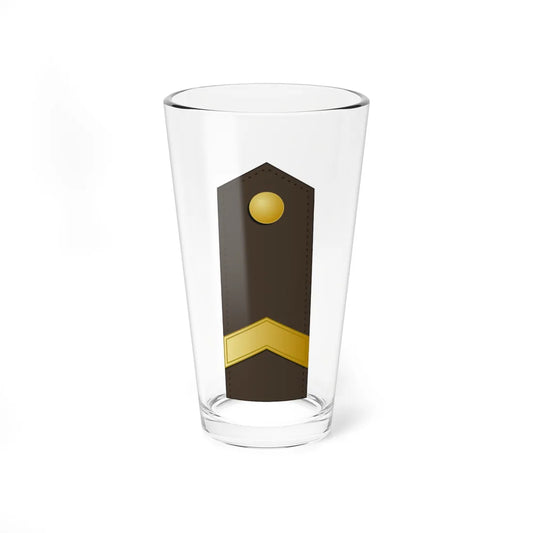 Latvia Army OR 6 (Latvia) (Military Rank) Pint Glass 16oz 16oz - Go Mug Yourself