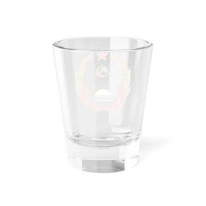 Latvia SSR coa (Latvia) (Coat of Arms) Shot Glass 1.5oz - Go Mug Yourself