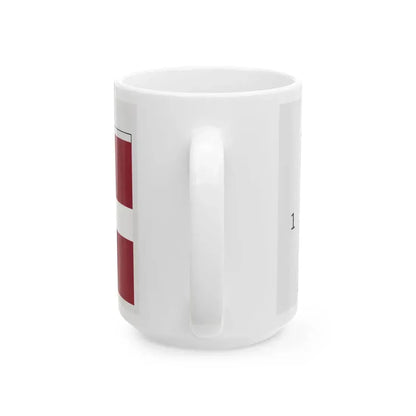 Latvijas karogs proporcijas (Latvia) White Coffee Mug - Go Mug Yourself