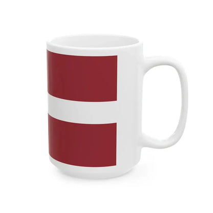 Latvijas Republika Latvia 16-9 (Latvia) White Coffee Mug - Go Mug Yourself