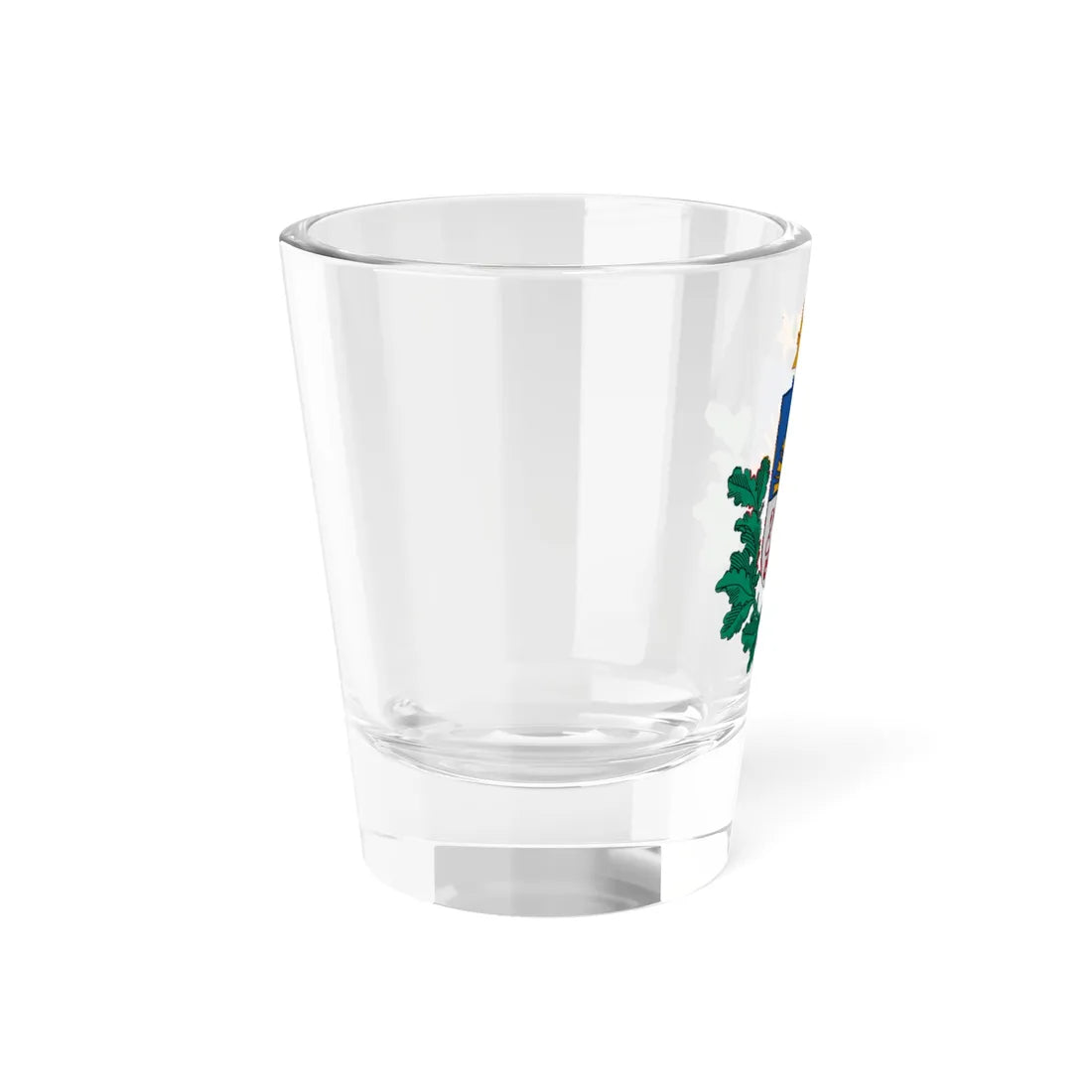 Latvijas Republikas papildinātais mazais ģerbonis (Latvia) (Coat of Arms) Shot Glass 1.5oz - Go Mug Yourself