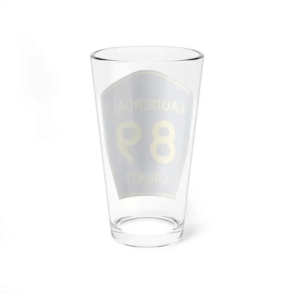 Lauderdale County Route 89 AL (Alabama) (Road Sign) Pint Glass 16oz - Go Mug Yourself